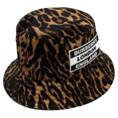 burberry bucket hat leopard|More.